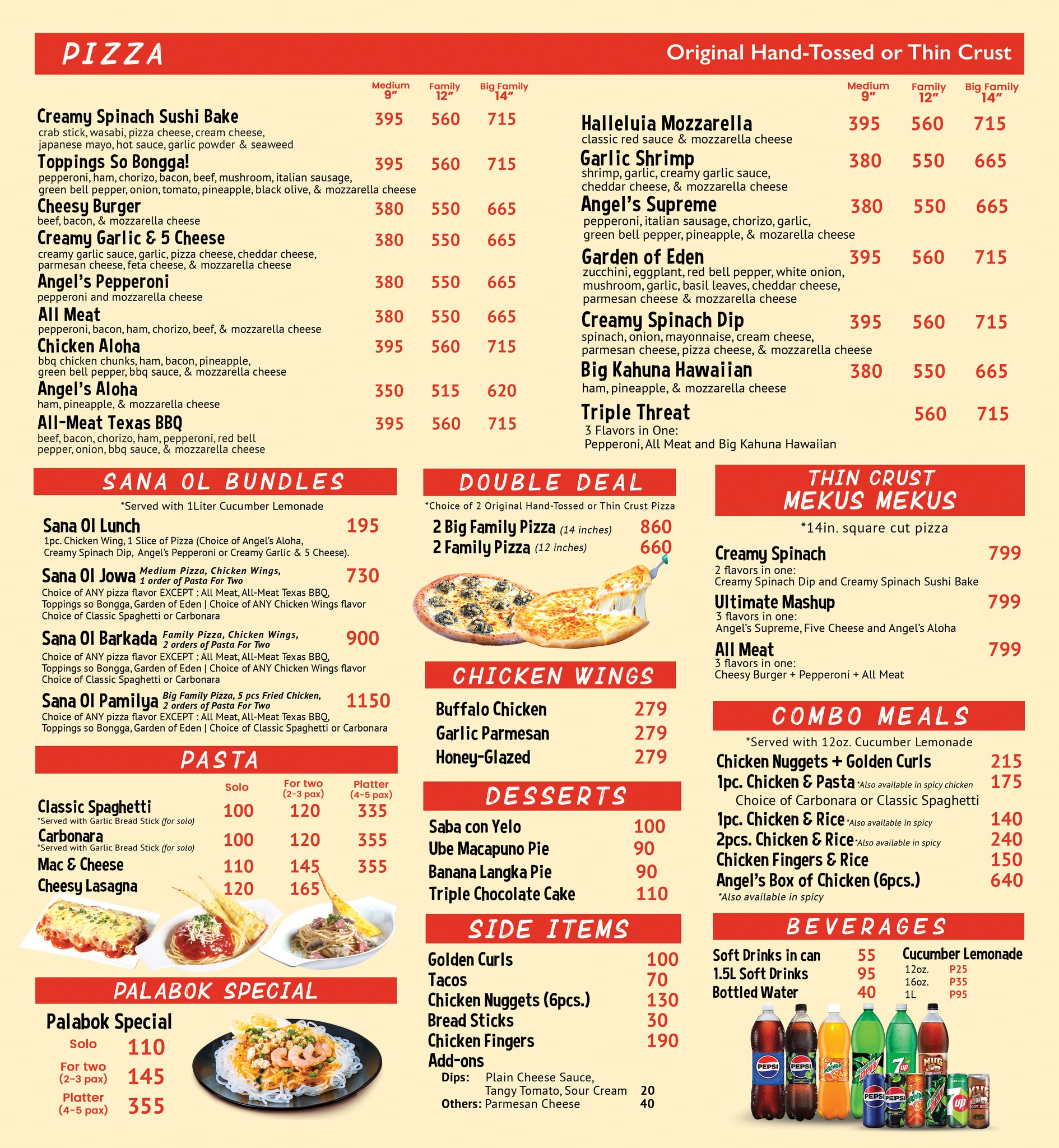 Angels Pizza Philippines Menu and Prices [July 2024] - PhilMenu