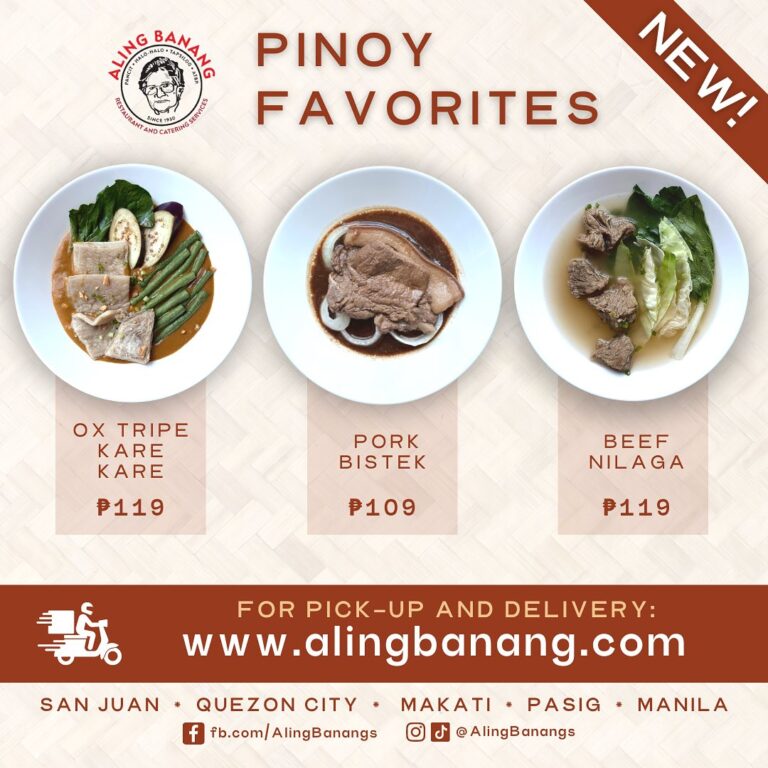 Aling Banang Philippines Menu and Prices [September 2024] - PhilMenu