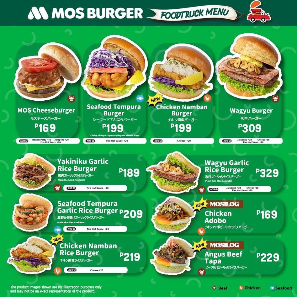 MOS Burger Philippines Menu And Prices September 2024 PhilMenu