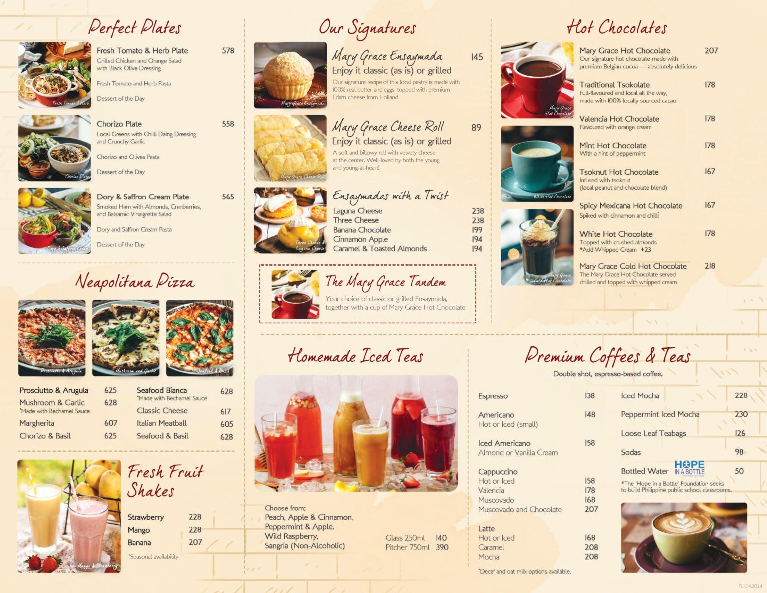 Mary Grace Philippines Menu and Prices [August 2024] - PhilMenu