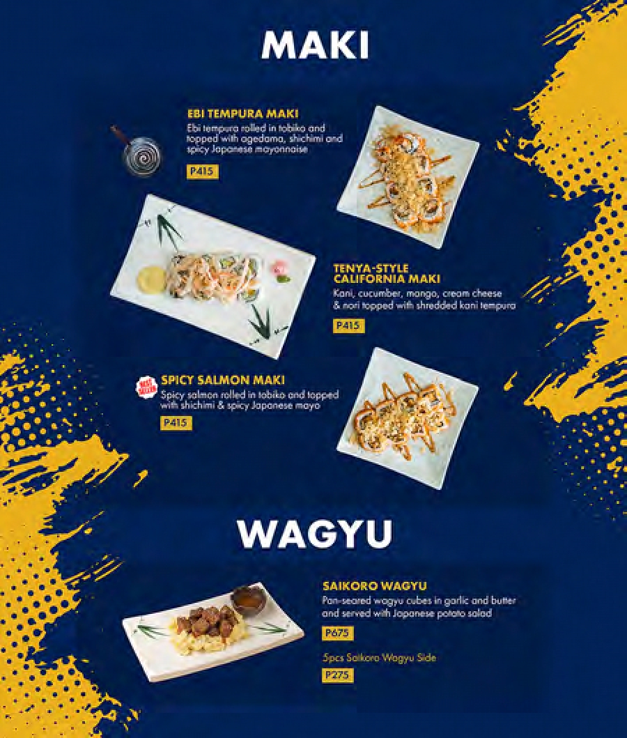 Tenya Tempura Tendon Philippines Menu and Prices [August 2025] - PhilMenu