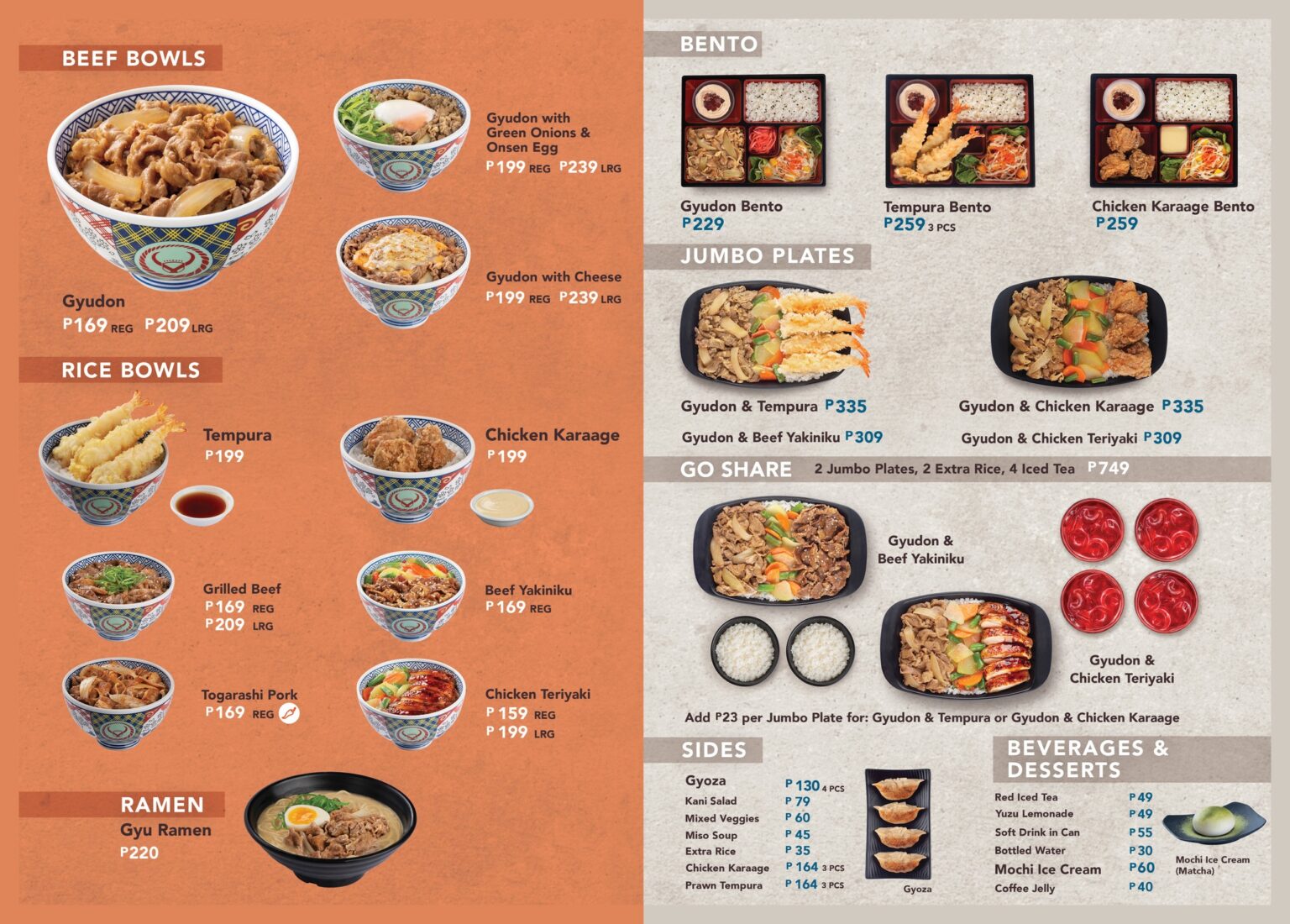 Yoshinoya Philippines Menu and Prices [October 2024] - PhilMenu